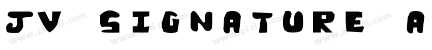 JV Signature Alt字体转换